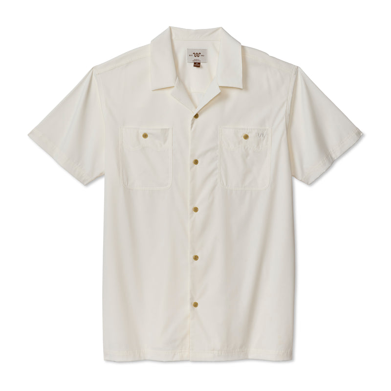 Men's Blue Norther™ Canelo Camp Shirt, Solid | WHITE TAIL / Small