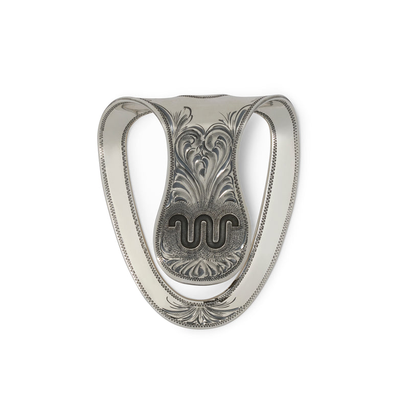 King Ranch X Clint Orms W Money Clip | SILVER