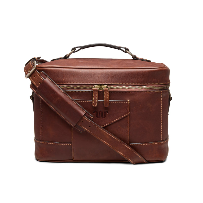 Kineño Leather Cabin Case | COGNAC