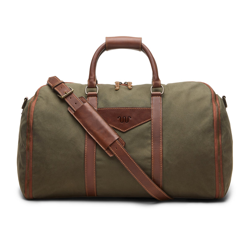 Kineño Canvas Garment Duffle | GREEN