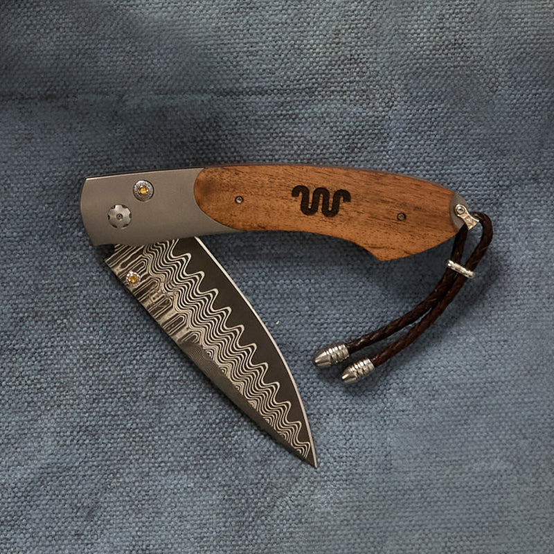 King Ranch X William Henry Mesquite Knife | SILVER