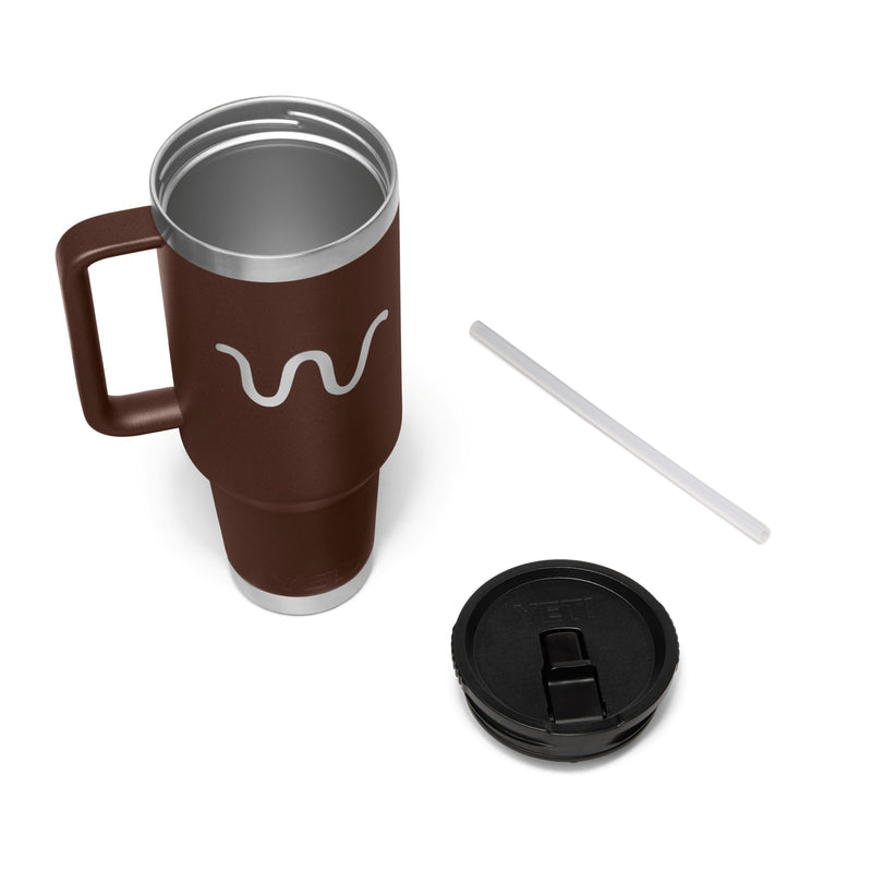 Running W YETI Rambler, 40 Oz Straw Travel Mug | 