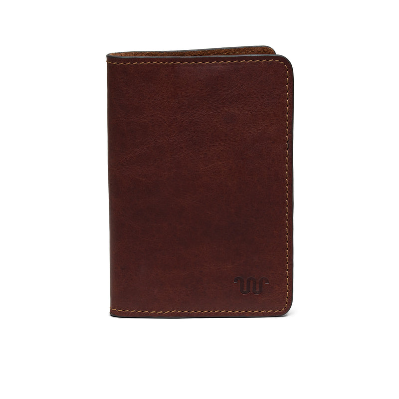 Kineño Leather Passport Holder | COGNAC