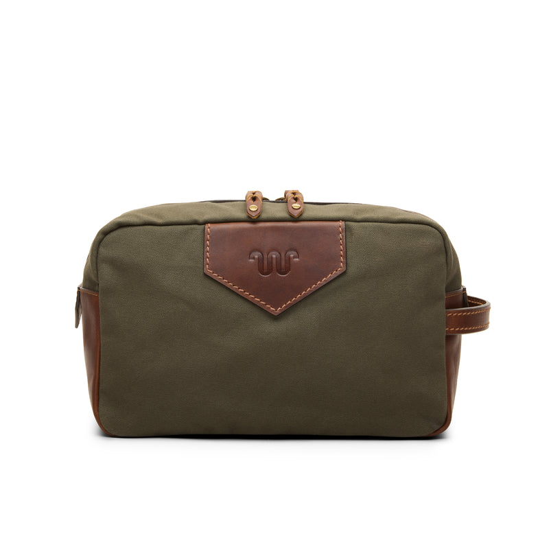 Kineño Canvas Dopp Kit | GREEN