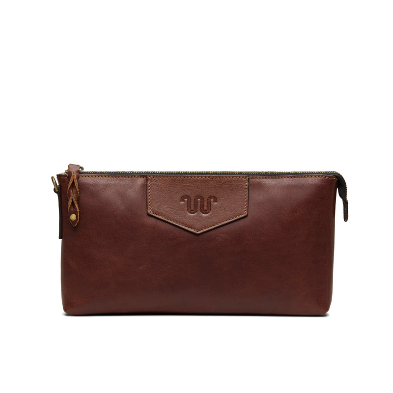 Kineño Leather Catch All, Large | COGNAC / Large