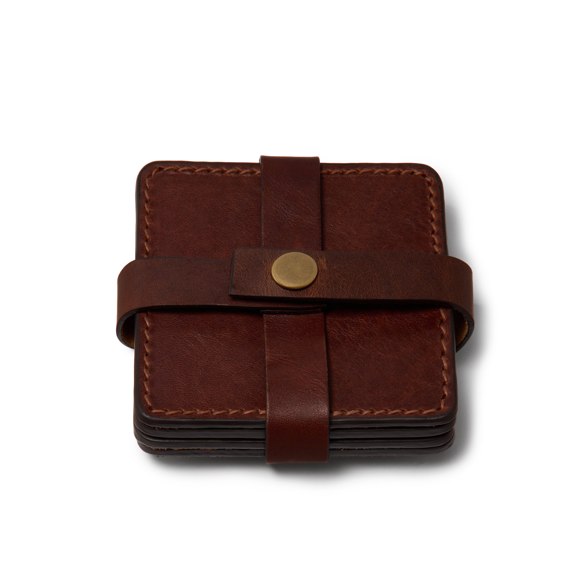 Kineño Leather Coaster Set