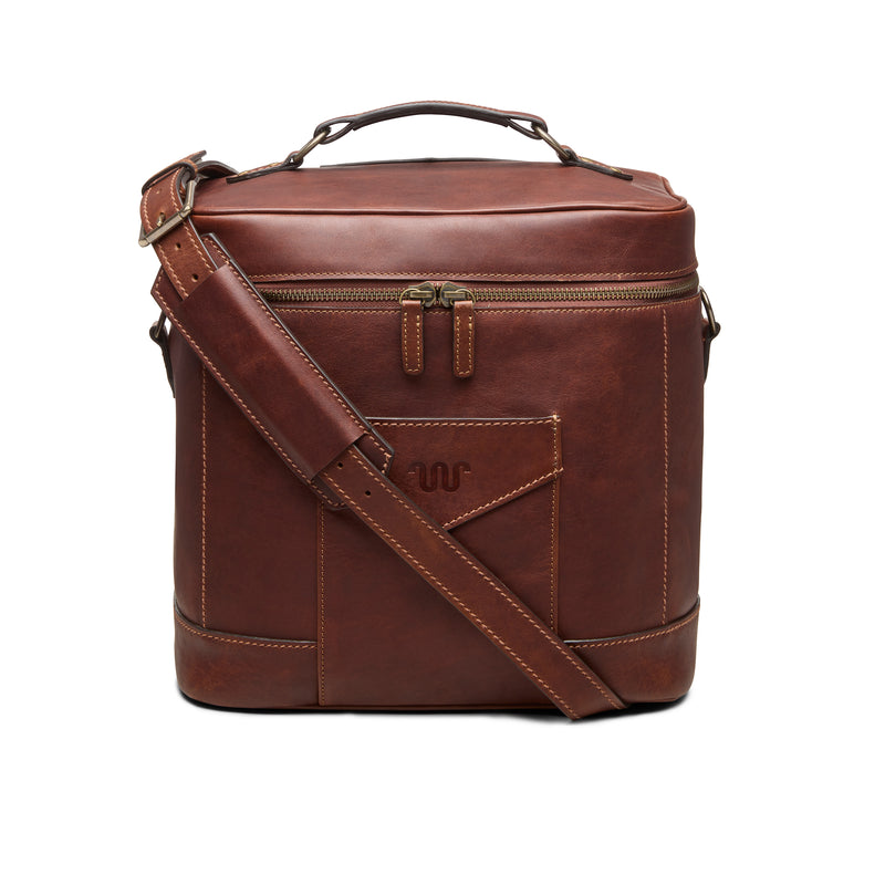 Kineño Leather Cocktail Case | COGNAC