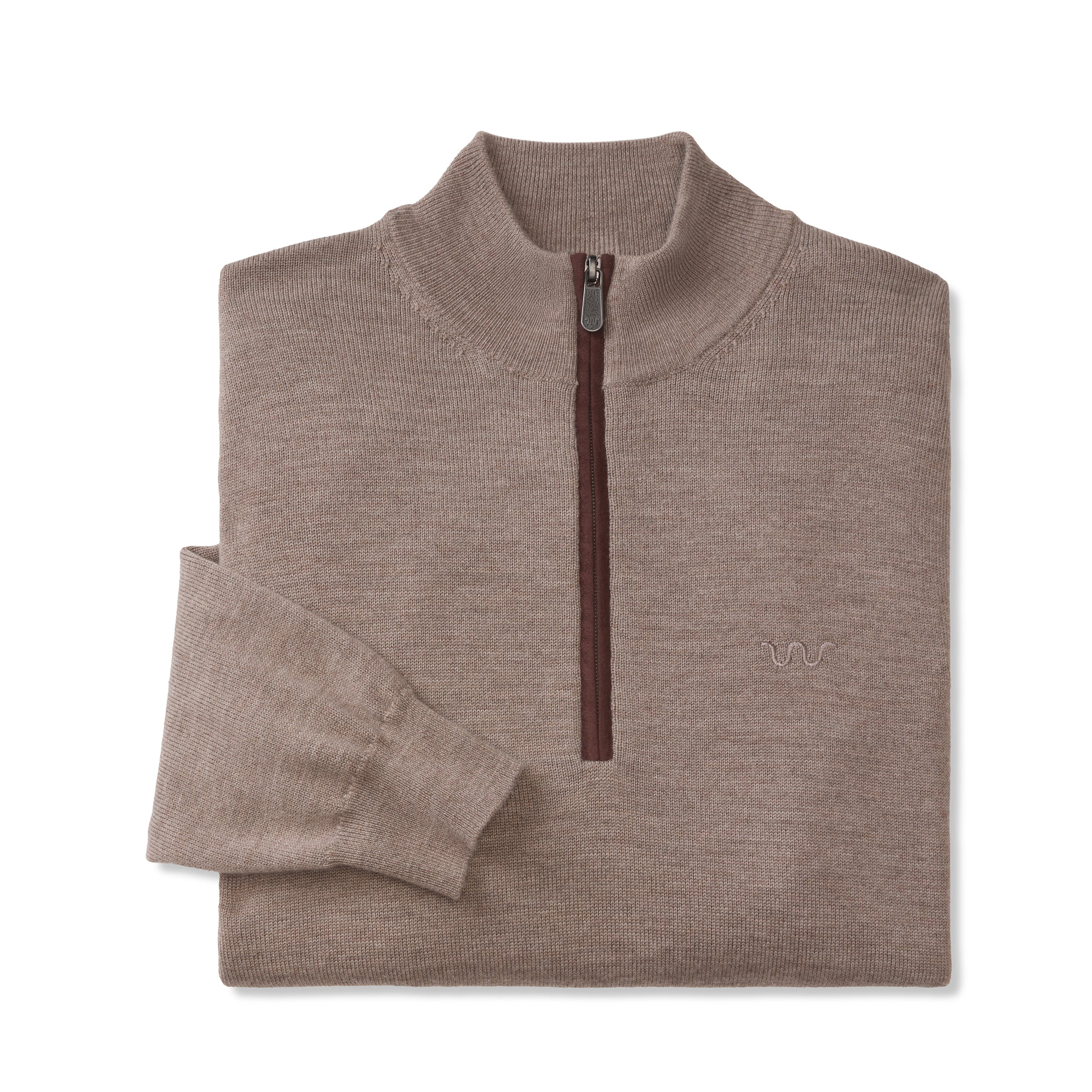 Men's Main House Quarter Zip Sweater, Heathered