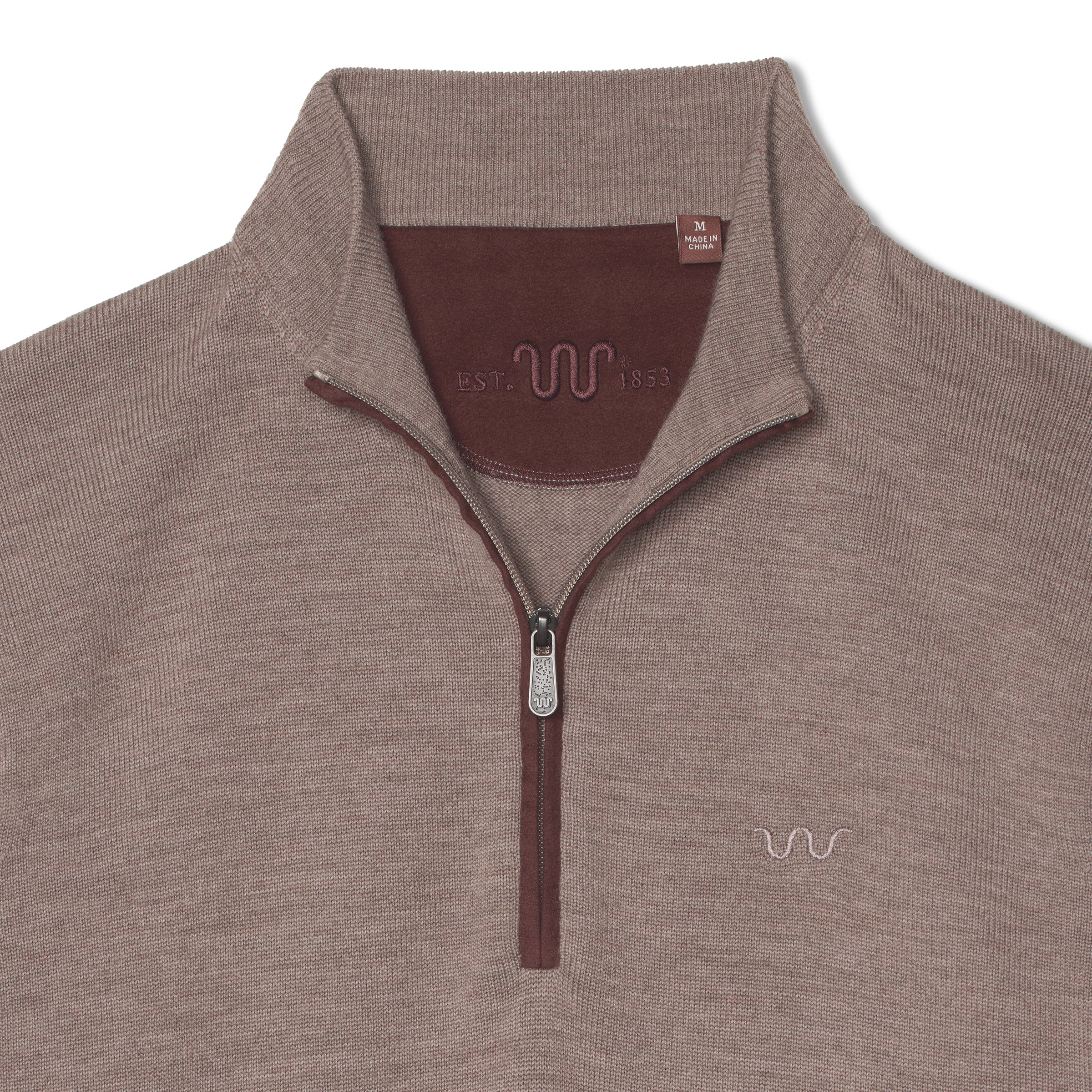 Men's Main House Quarter Zip Sweater, Heathered