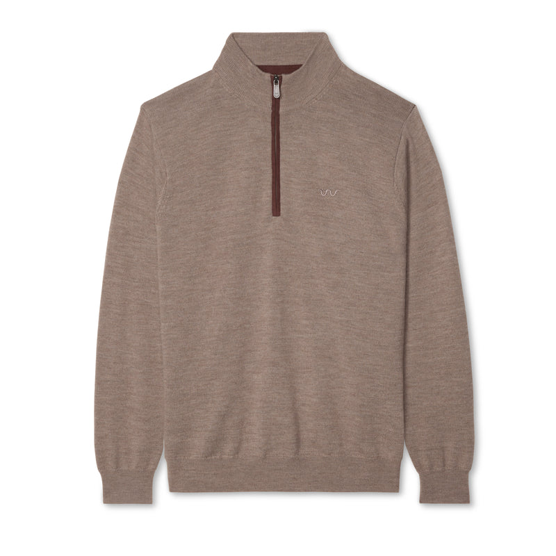 Men's Main House Quarter Zip Sweater, Heathered | Men's Main House Quarter Zip Sweater, Heathered