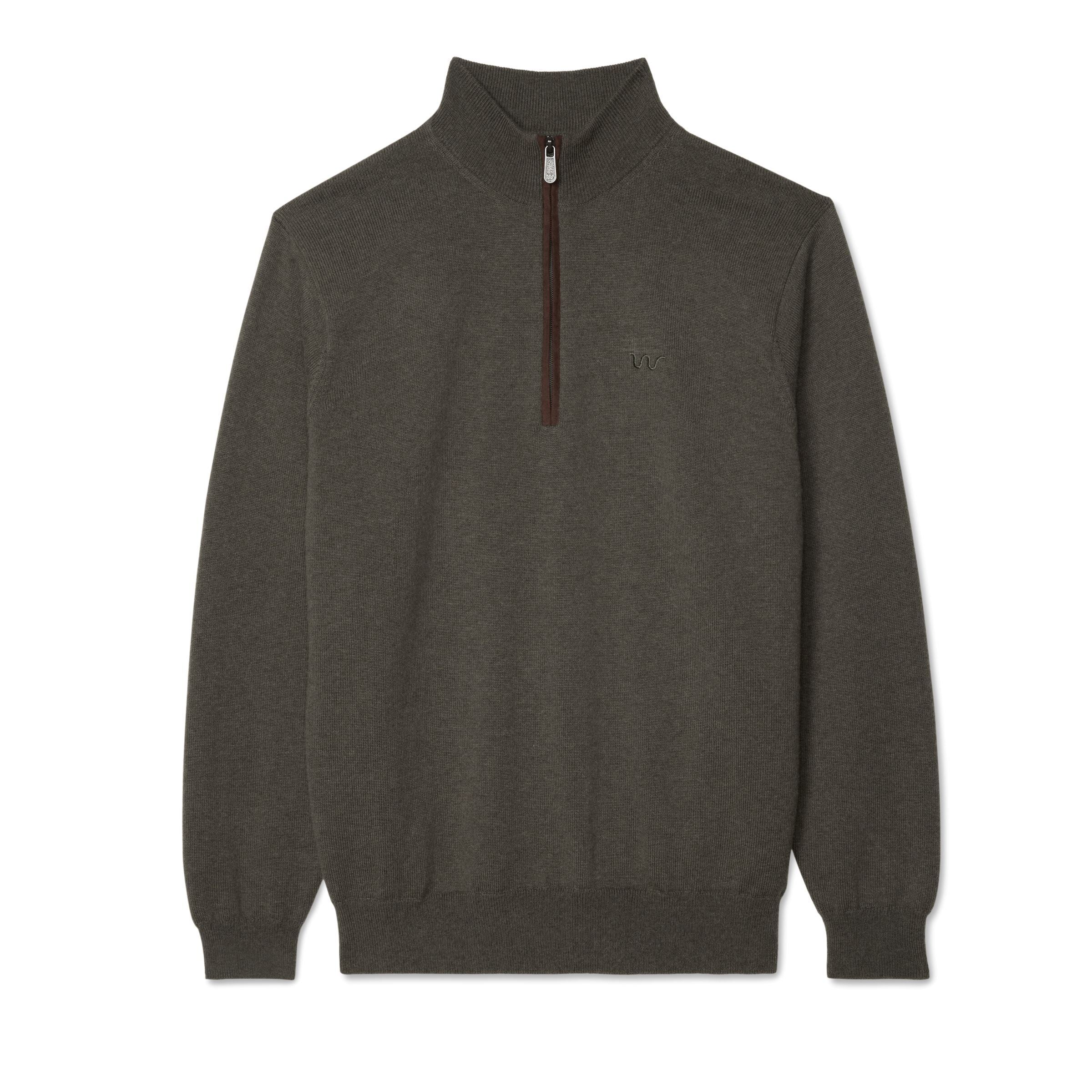 Men's Main House Quarter Zip Sweater, Heathered