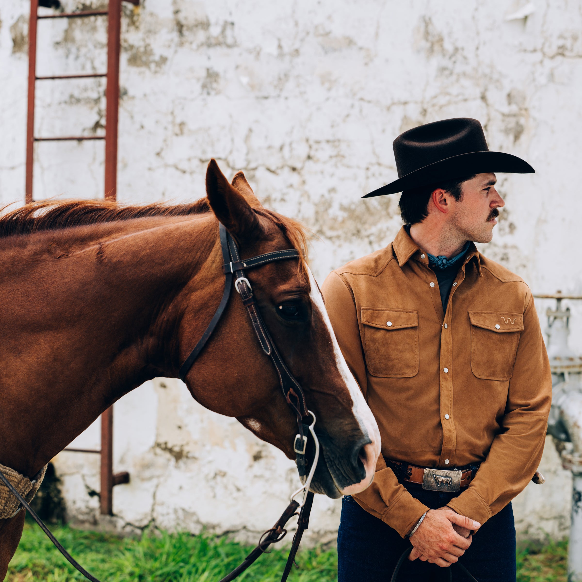 Men's Goat Suede Ranch Shirt