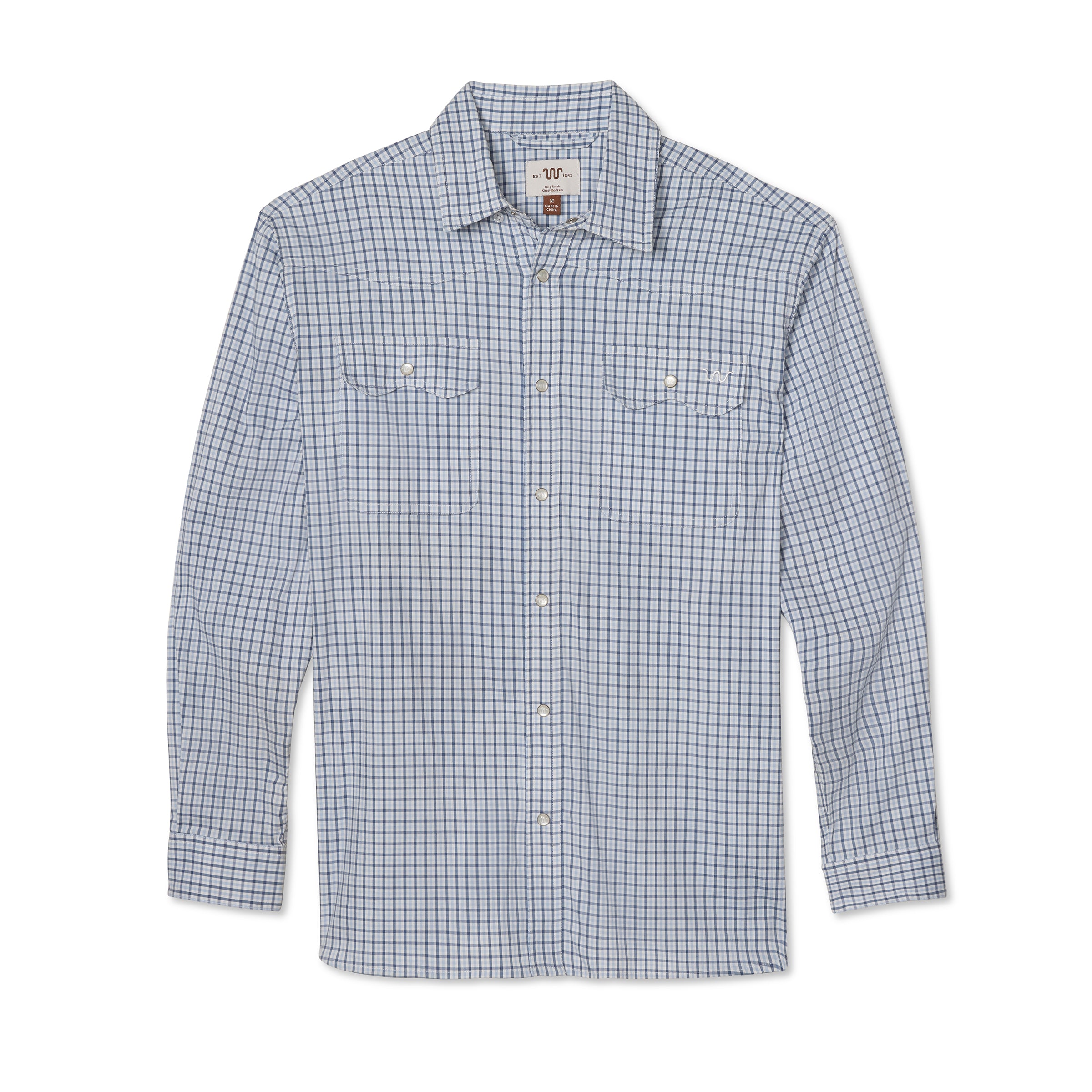 Men's Lucero Cotton Performance Shirt, Long Sleeve