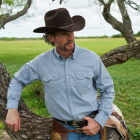 Men's Lucero Cotton Performance Shirt, Long Sleeve