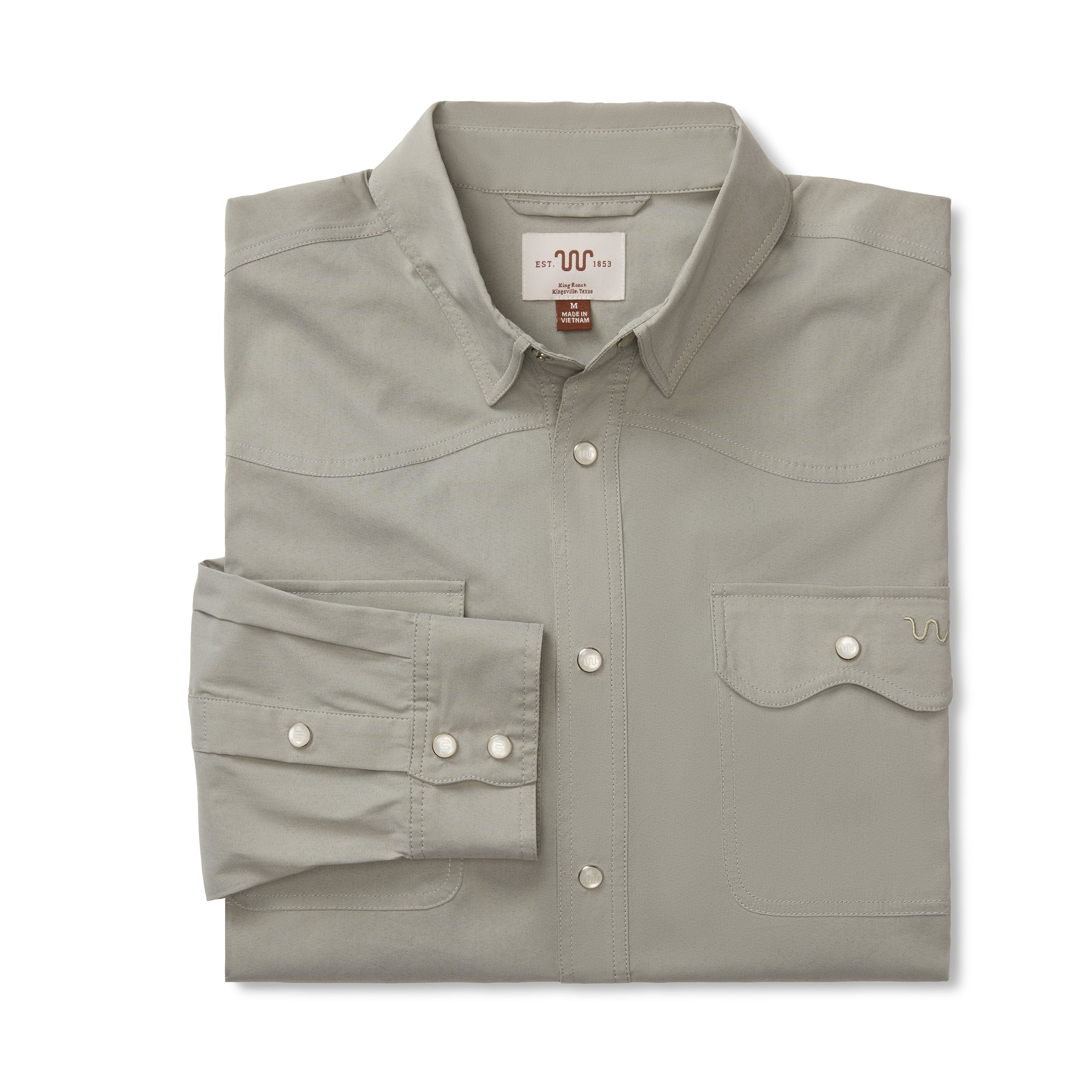 Men's Lucero Cotton Performance Shirt, Long Sleeve