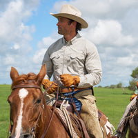 Men's Lucero Cotton Performance Shirt, Long Sleeve