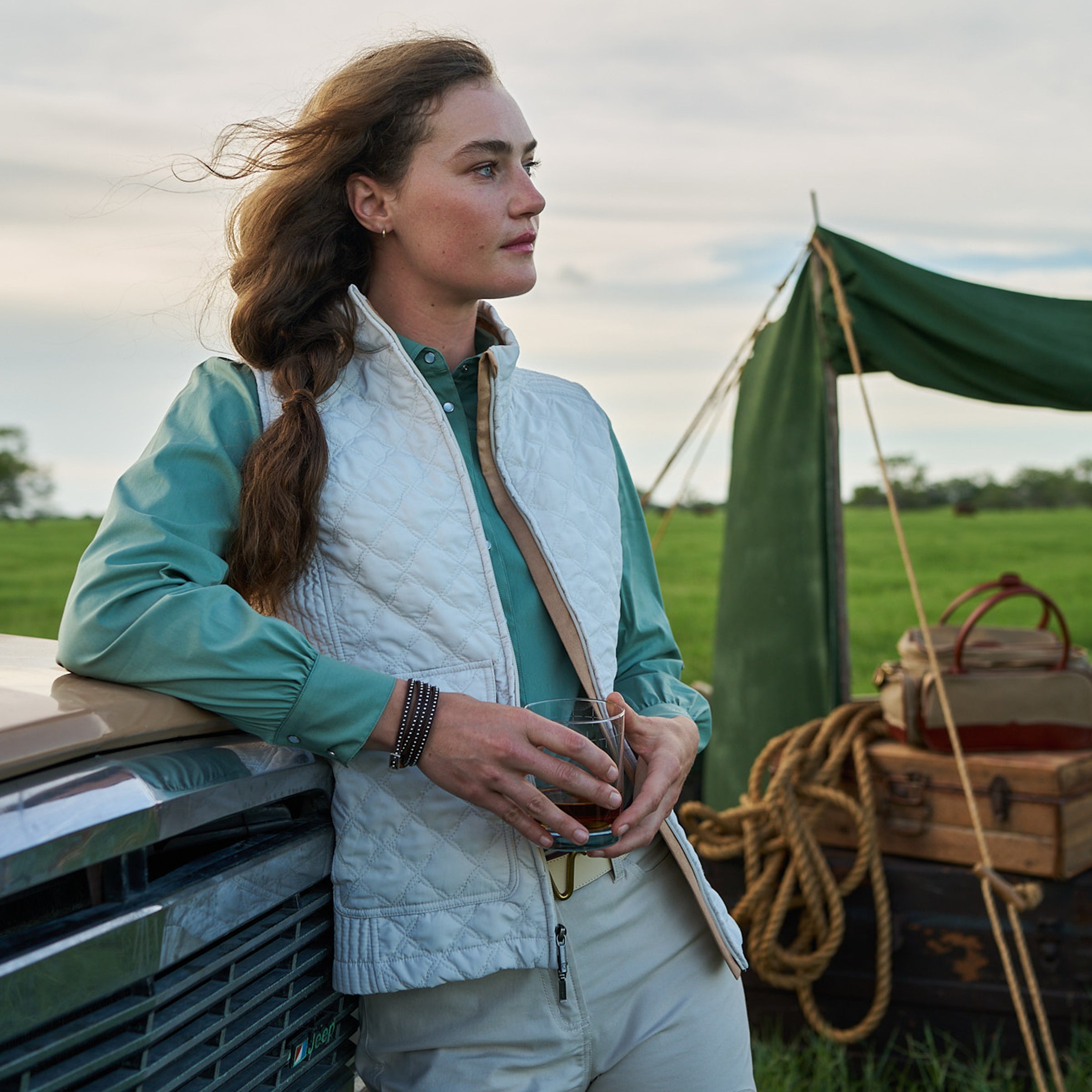 Women's La Riata Quilted Vest