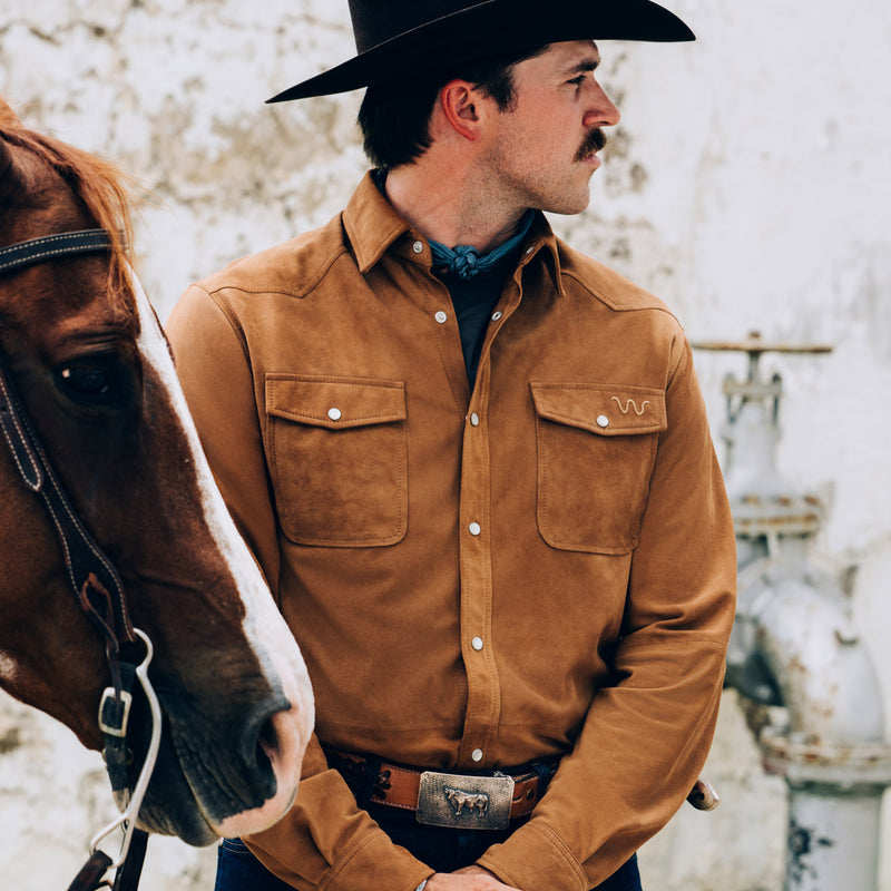 Men's Goat Suede Ranch Shirt | Men's Goat Suede Ranch Shirt
