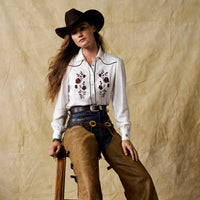 Women's Embroidered Ranch Shirt