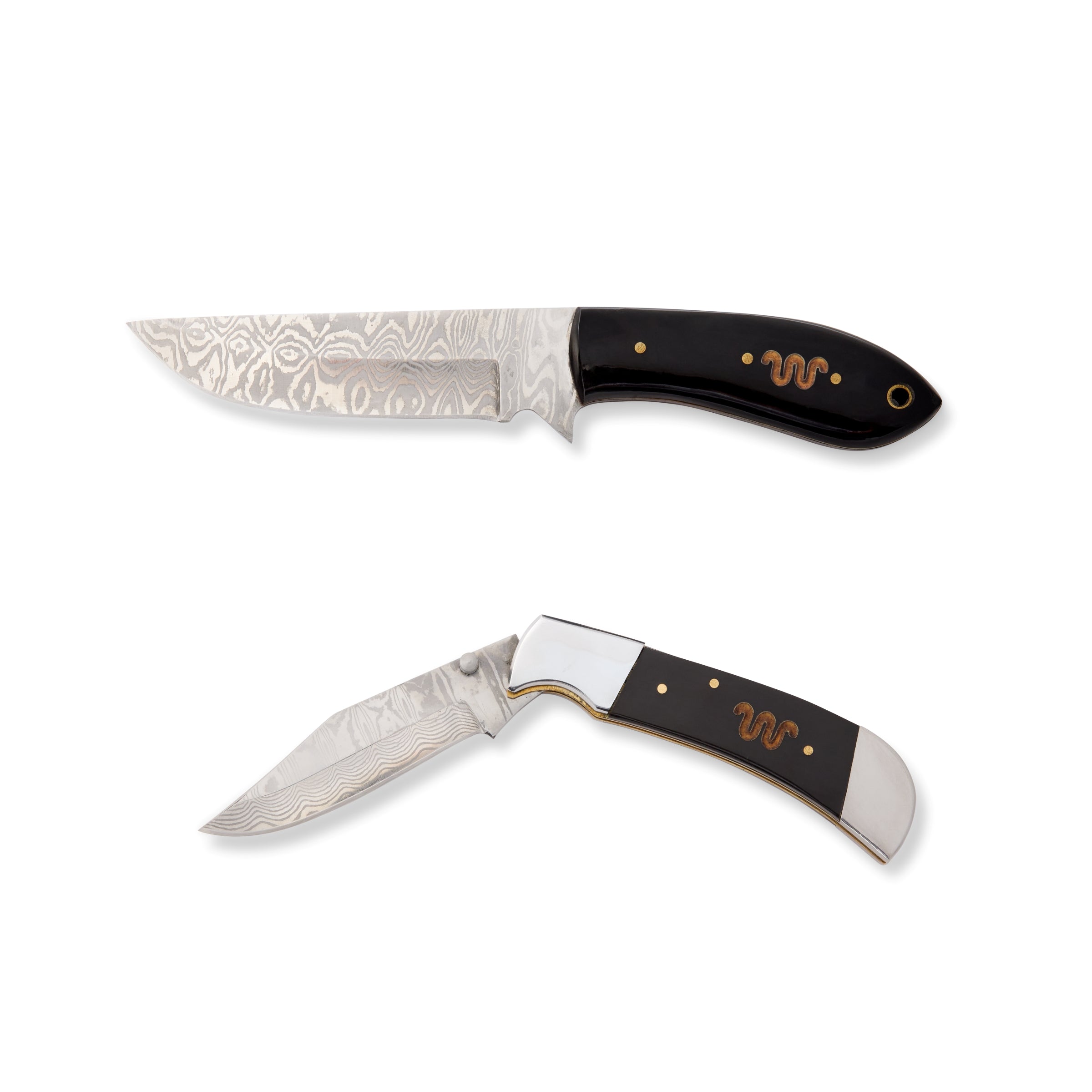 King Ranch Buffalo Horn 2-Piece Knife Gift Set