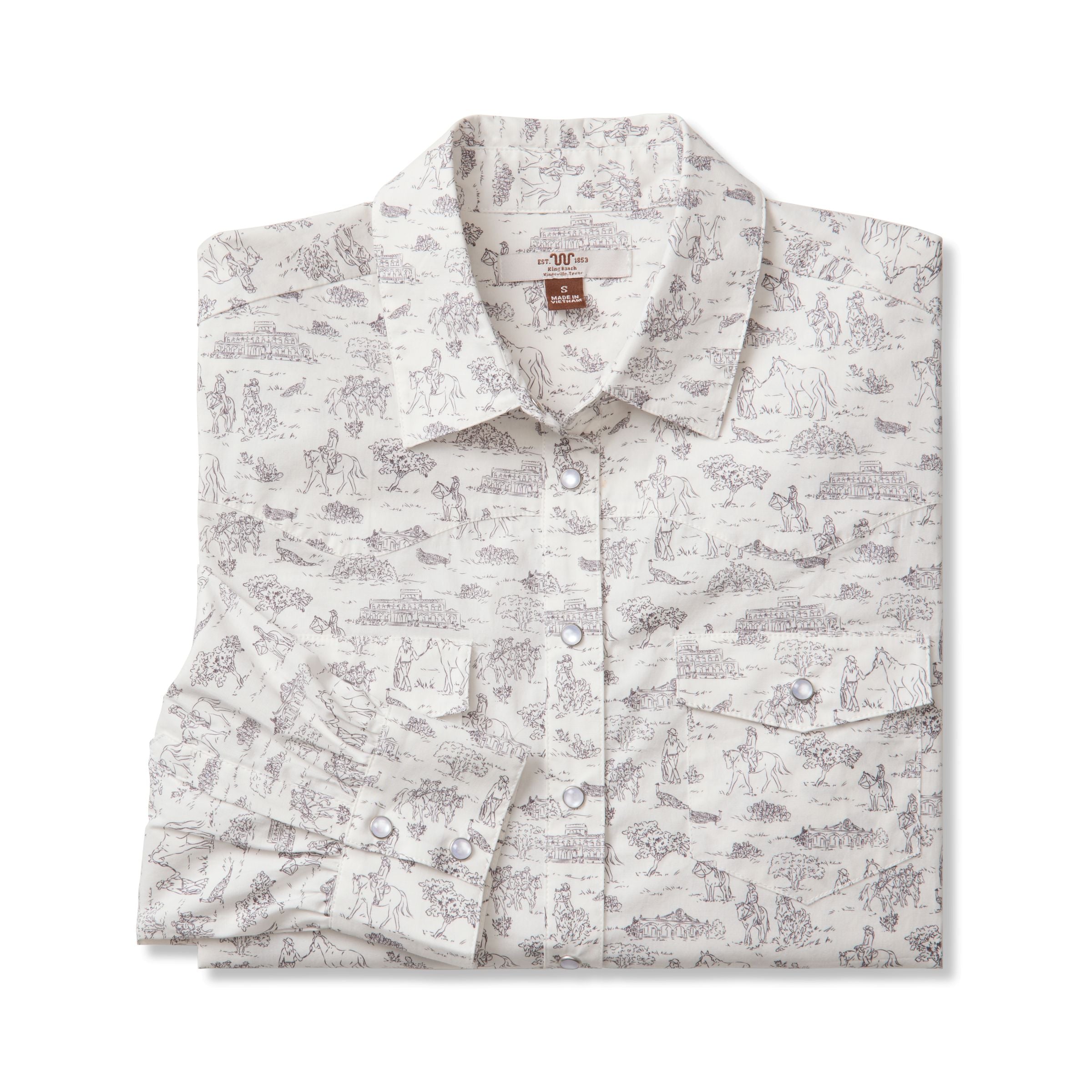 Women's Cowgirl Print Shirt