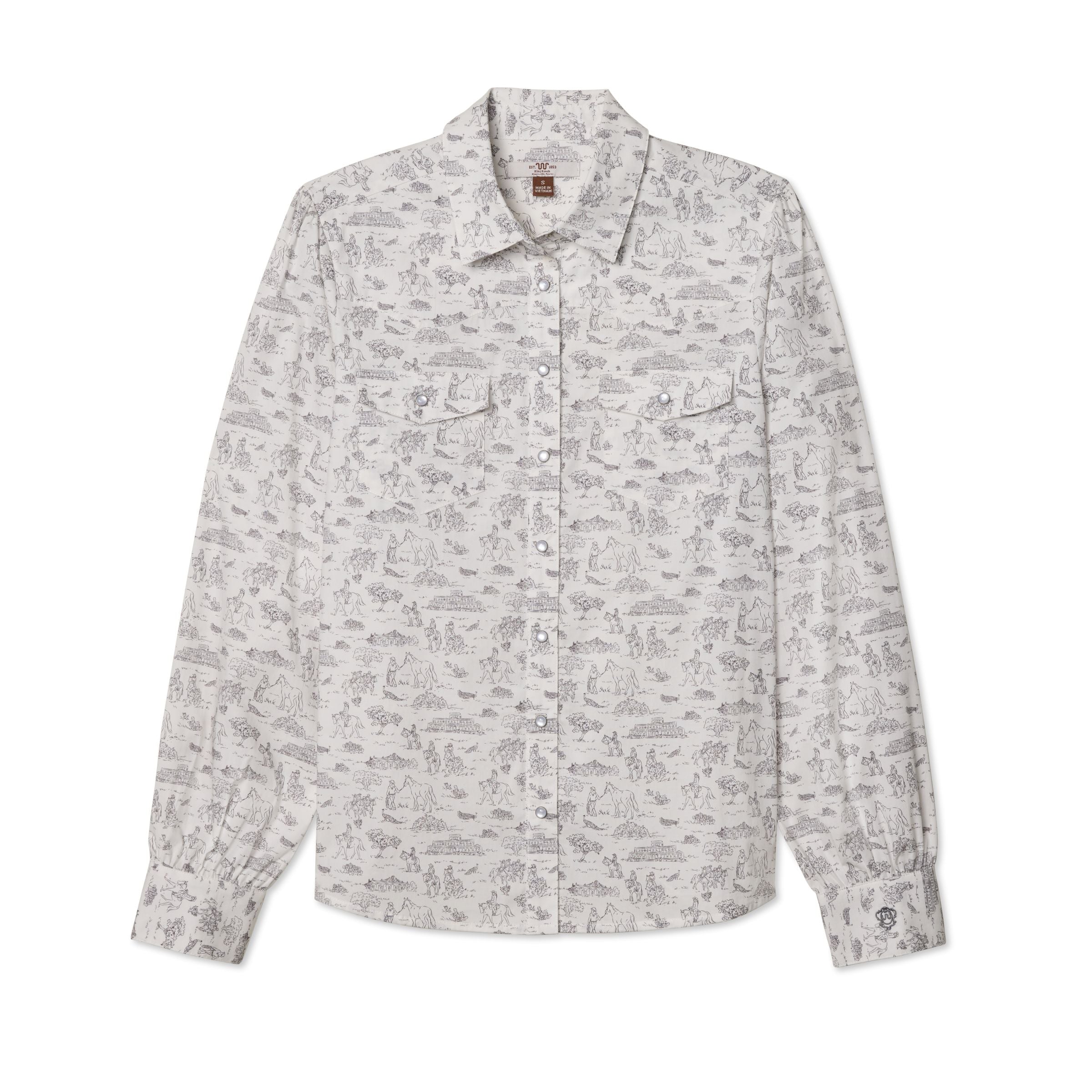 Women's Cowgirl Print Shirt