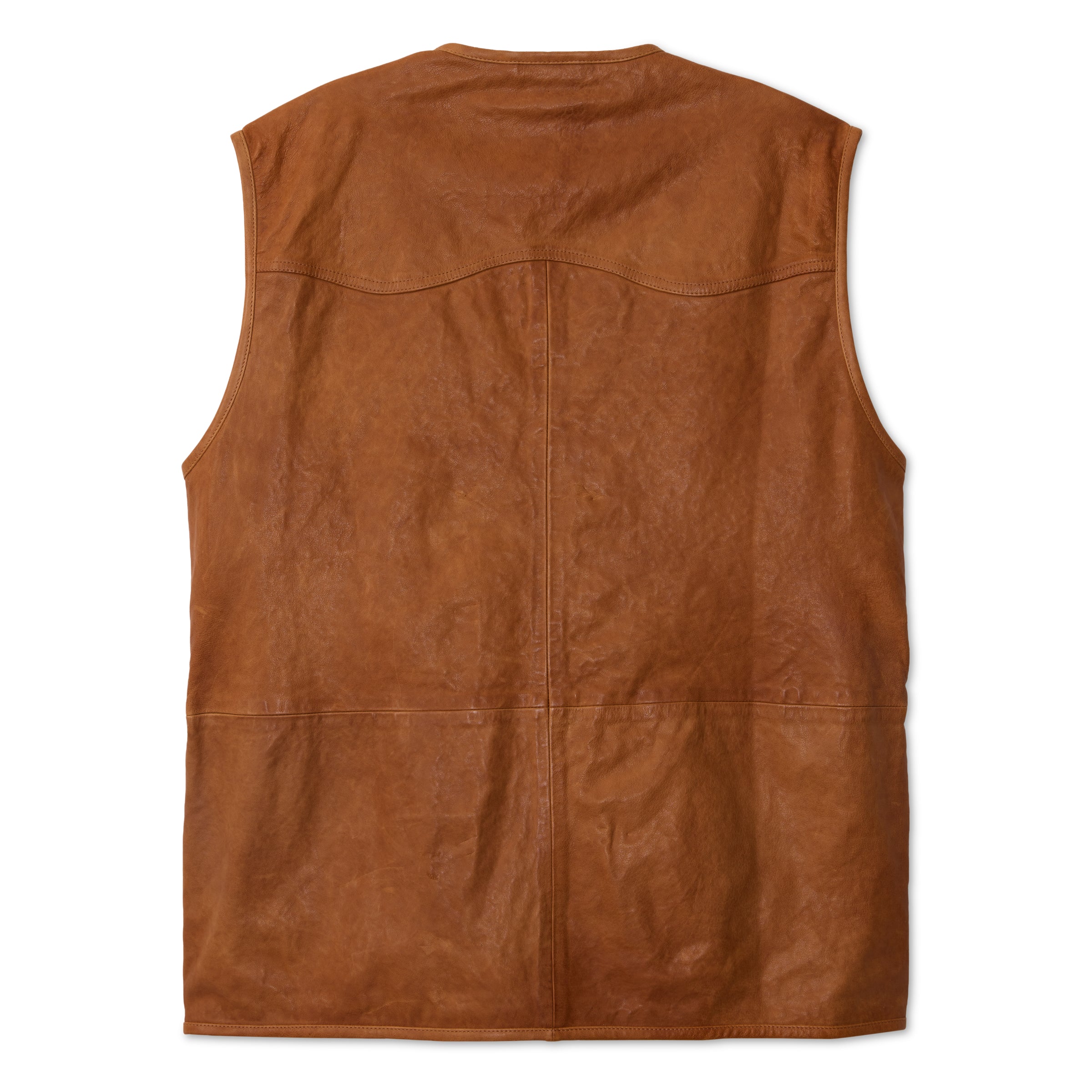 Men's Tumbled Lambskin Vest