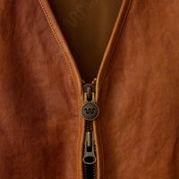 Men's Tumbled Lambskin Vest