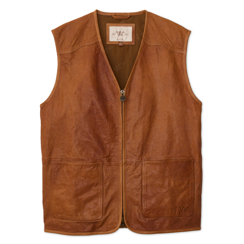 Men's Tumbled Lambskin Vest | Men's Tumbled Lambskin Vest