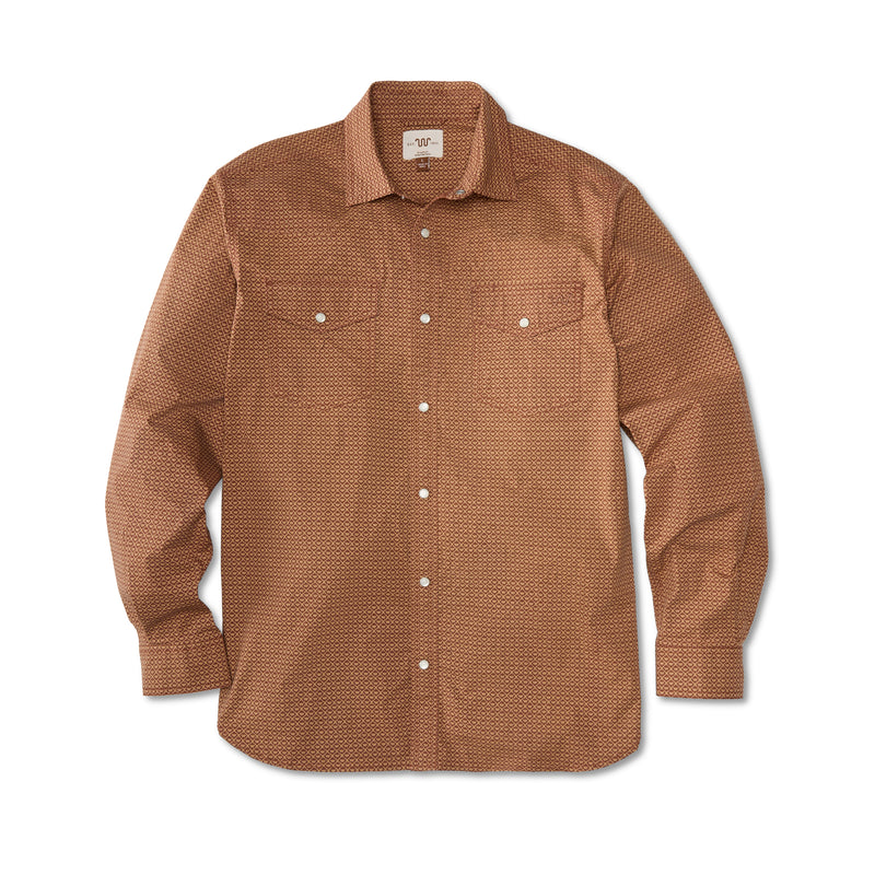 Men's Kineño Western Printed Foulard Shirt | Men's Kineño Western Printed Foulard Shirt