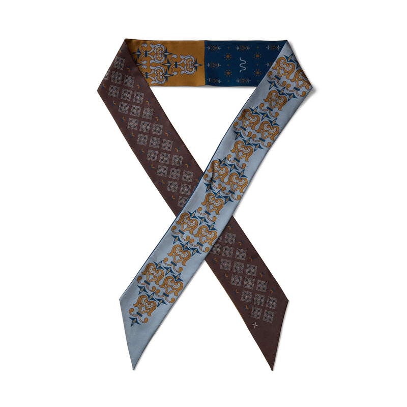 Foulard Silk Skinny Scarf | Foulard Silk Skinny Scarf