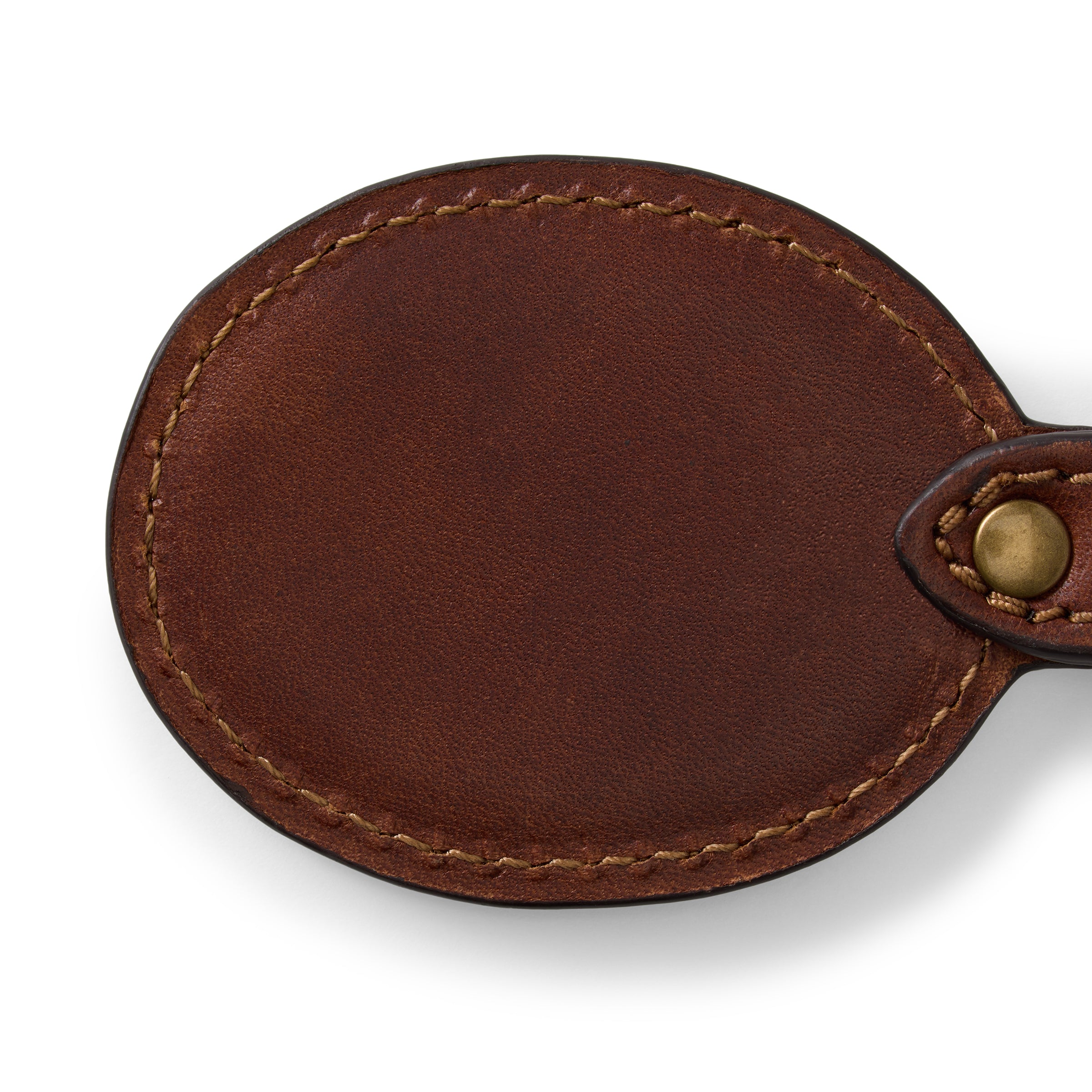 Kineño Leather Oval Keychain