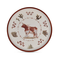 Running W Longhorn Plate