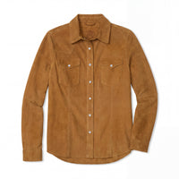Women's Lightweight Suede Ranch Shirt