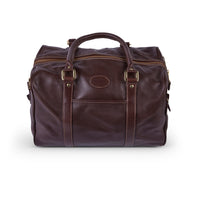 Leather Zipper Top Duffle Bag - Standard