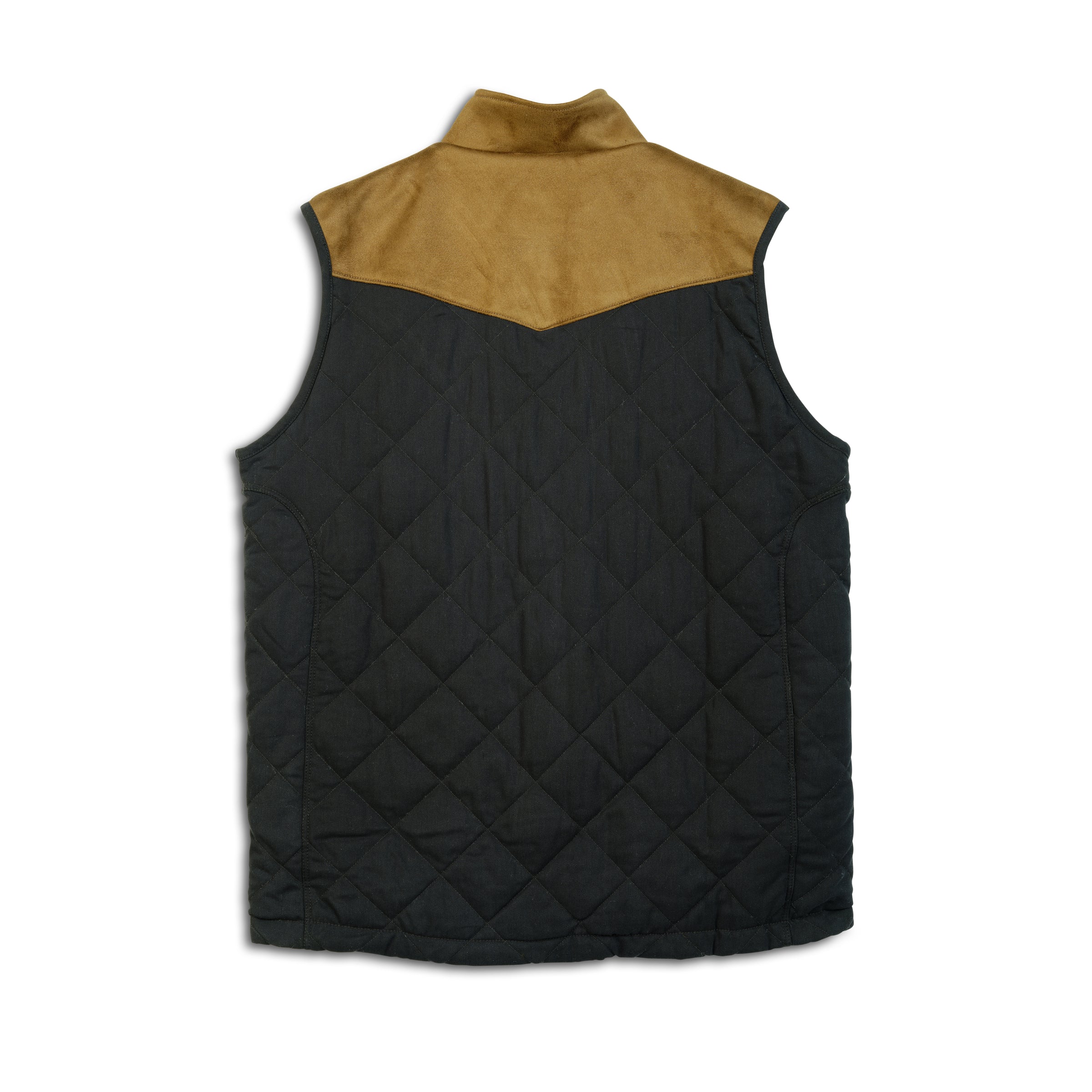 Men's Stretch Duck Twill Vest W/Suede – King Ranch Saddle Shop