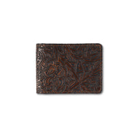 Vintage Tooled Leather Bifold Wallet