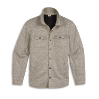 Stone / 3X | Sweater Fleece Shirt Jacket