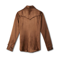 Women's Western Satin Button Down