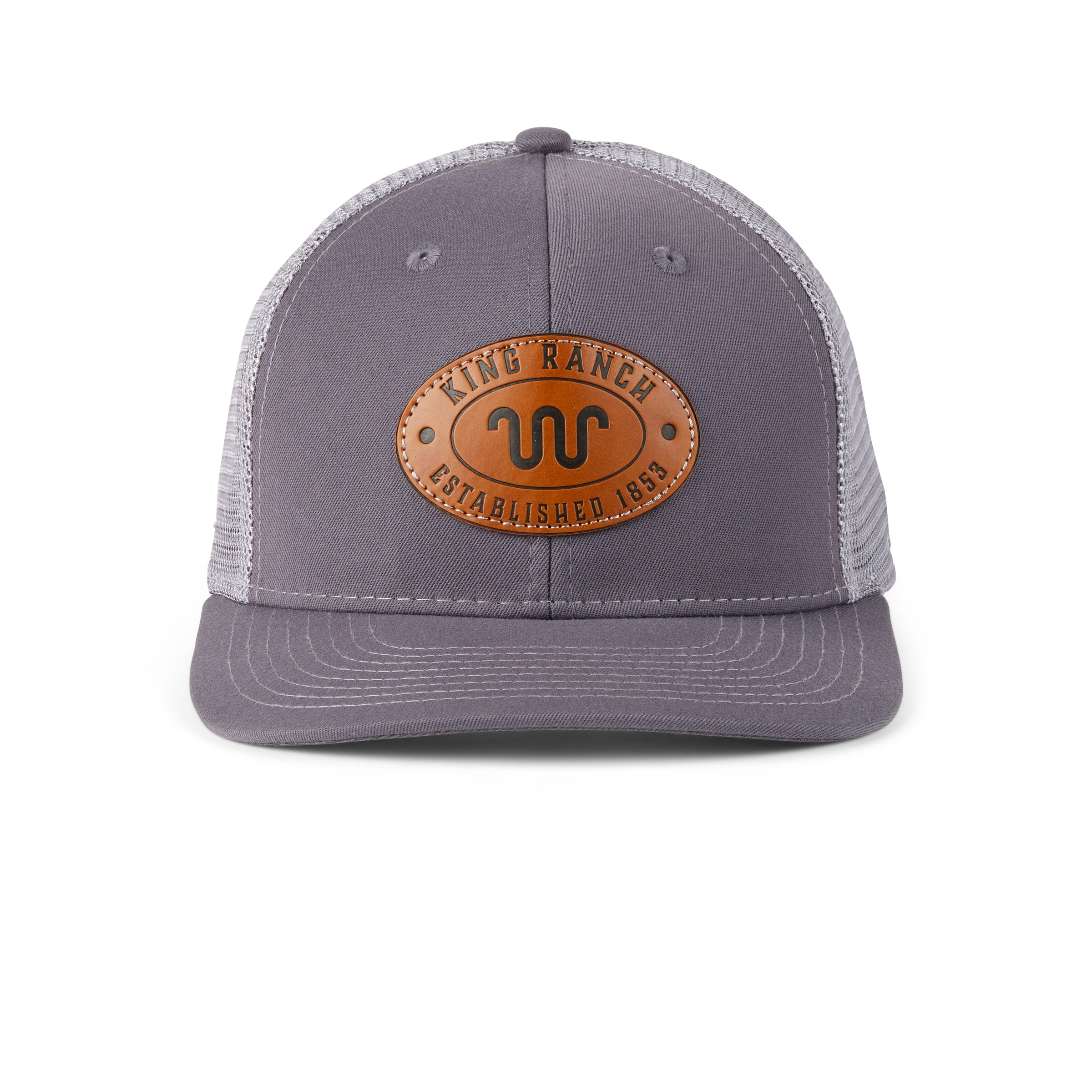 Running W Leather Patch Cap – King Ranch Saddle Shop
