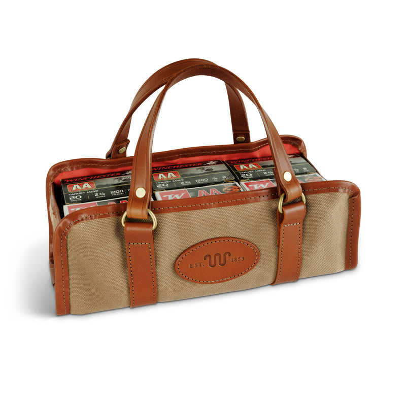 King Ranch Waxed Canvas 6 Box Shell Carrier | TAN