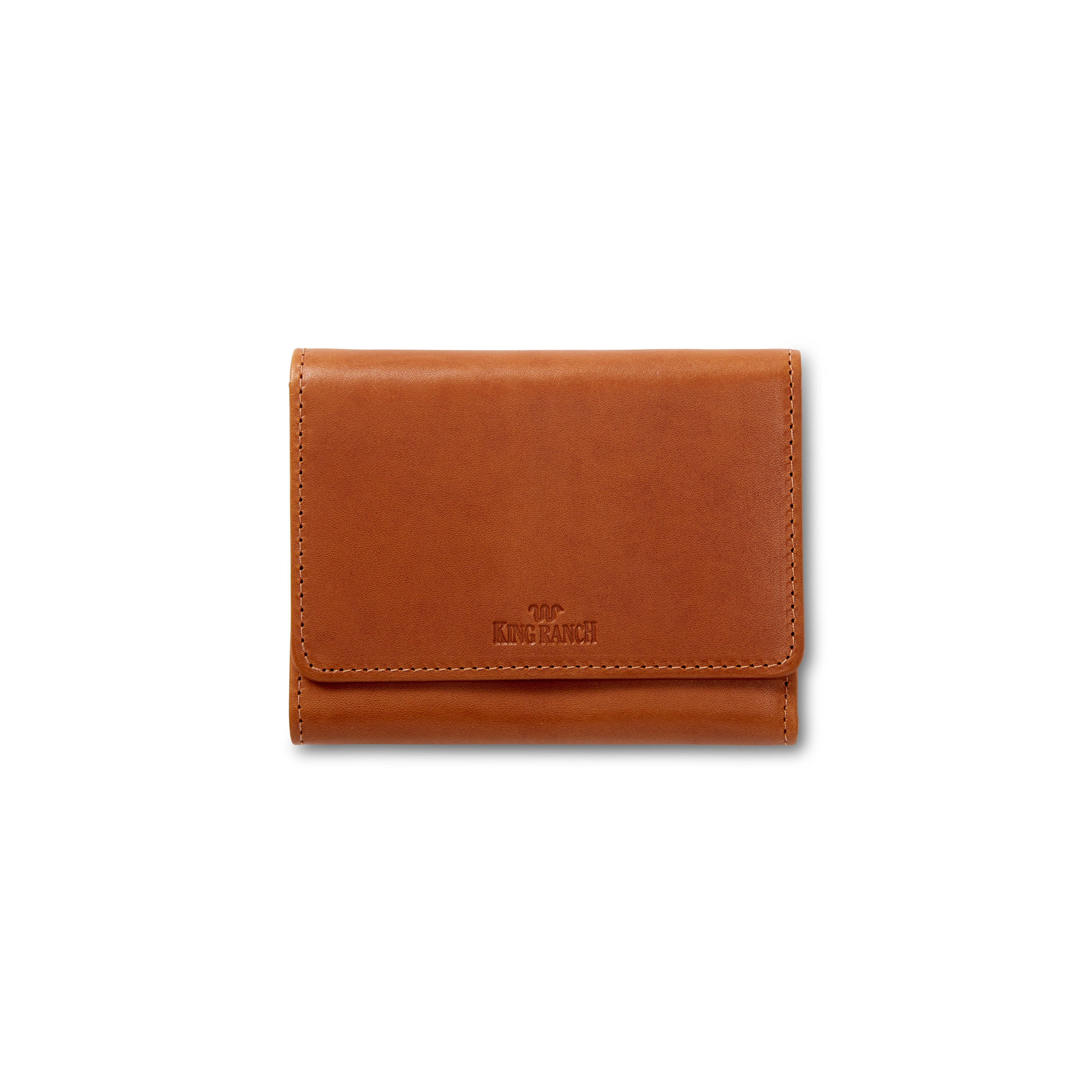 Ladies' Leather Tri-Fold Clutch Wallet – King Ranch Saddle Shop