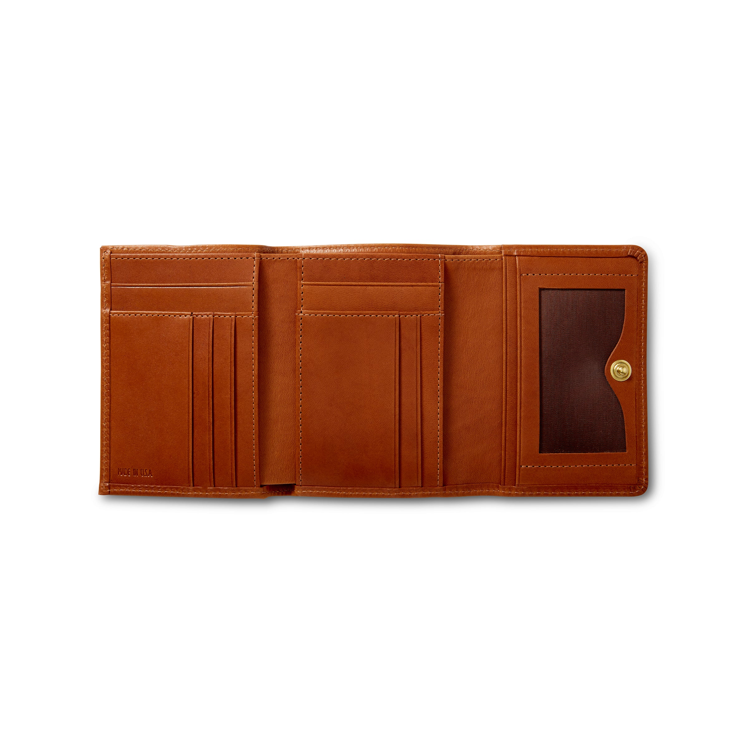 Ladies brown leather wallet sale