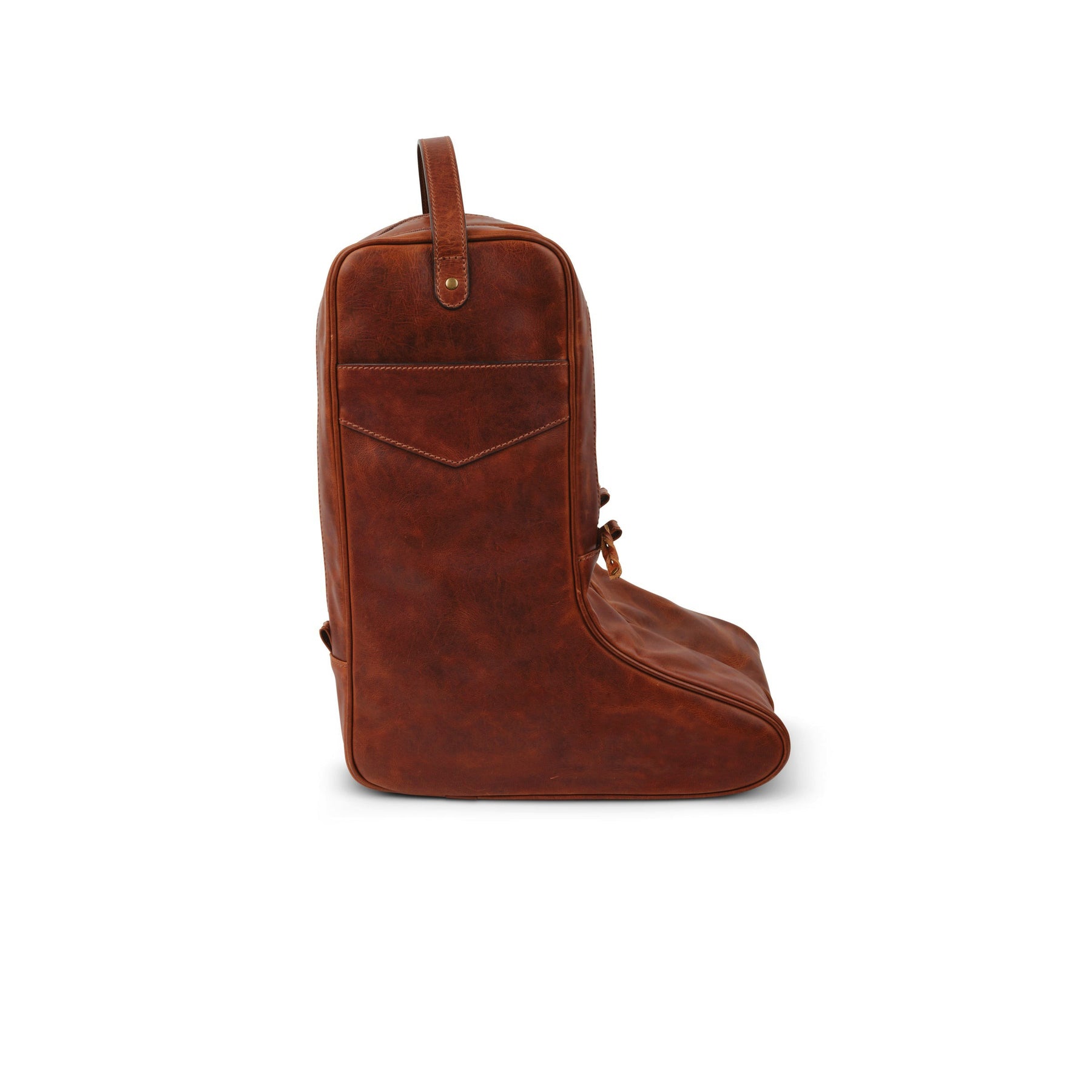 backpack with leather boot Kineño Leather Boot Bag – King Ranch Saddle Shop