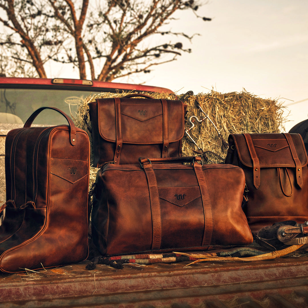 Kineño Leather Messenger – King Ranch Saddle Shop