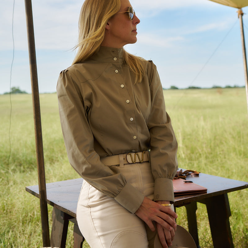 Women's Field Shirt | OLIVE / Extra Small