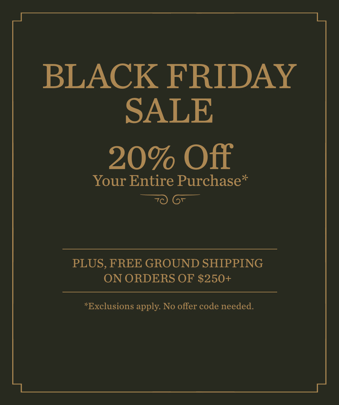 Holiday 2025 - Black Friday Promo