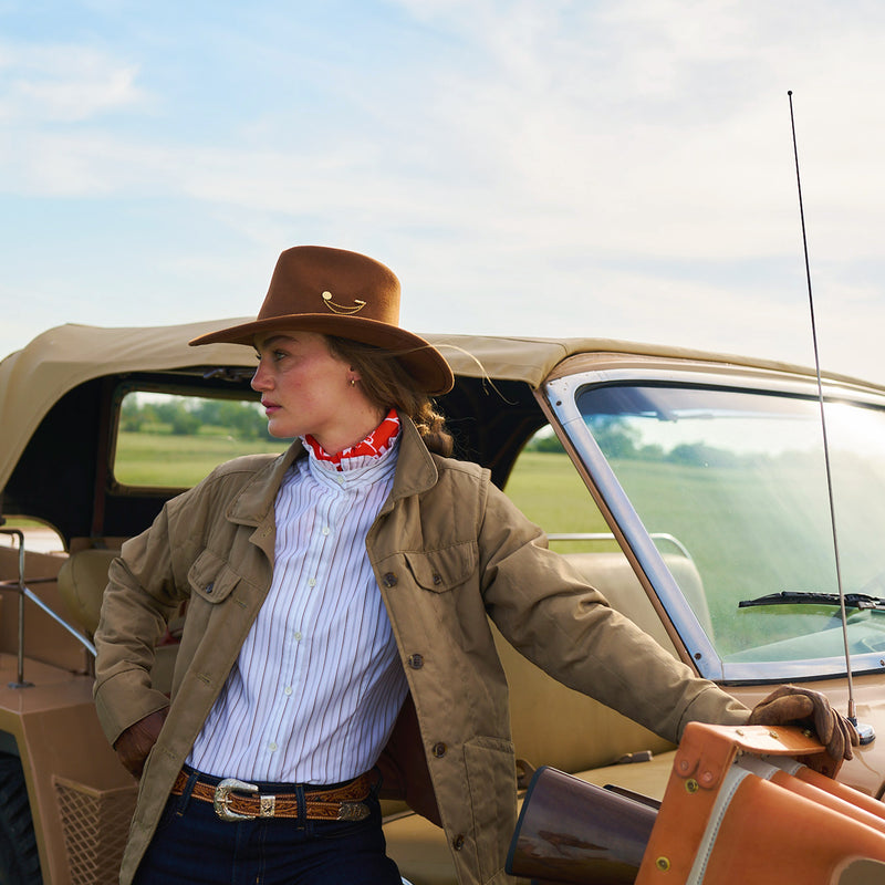 Women's Quilted Chore Jacket | TAN / Extra Small
