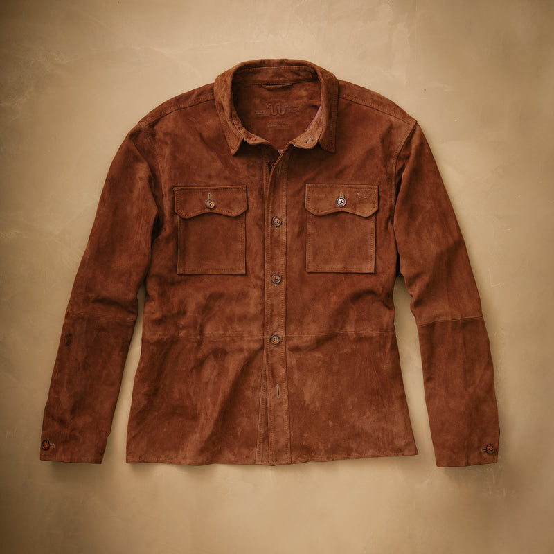 Men's Goat Suede Shacket | lifestyle