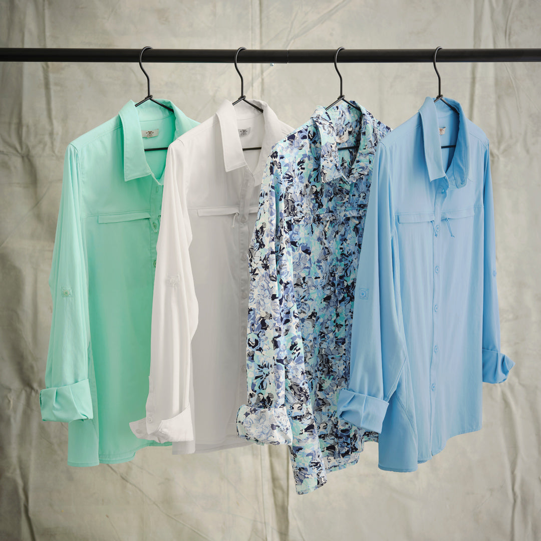 Straight Up Tour Tee 青　XL Men's Marlin Island Short Sleeve Performance Shirt – Guy Harvey